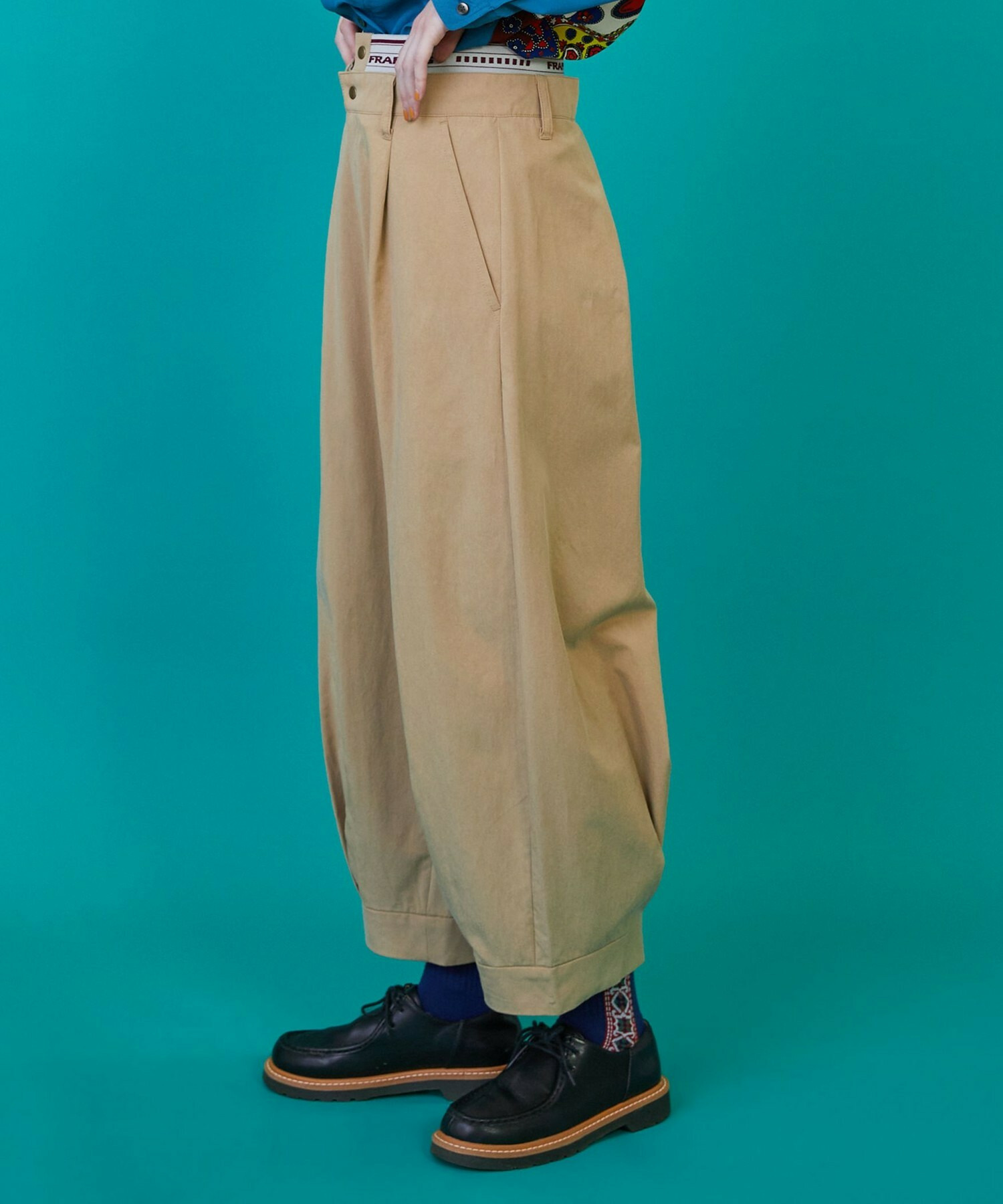 【FRAPBOIS】テンセルチノ2 パンツ 詳細画像 ネイビー 1