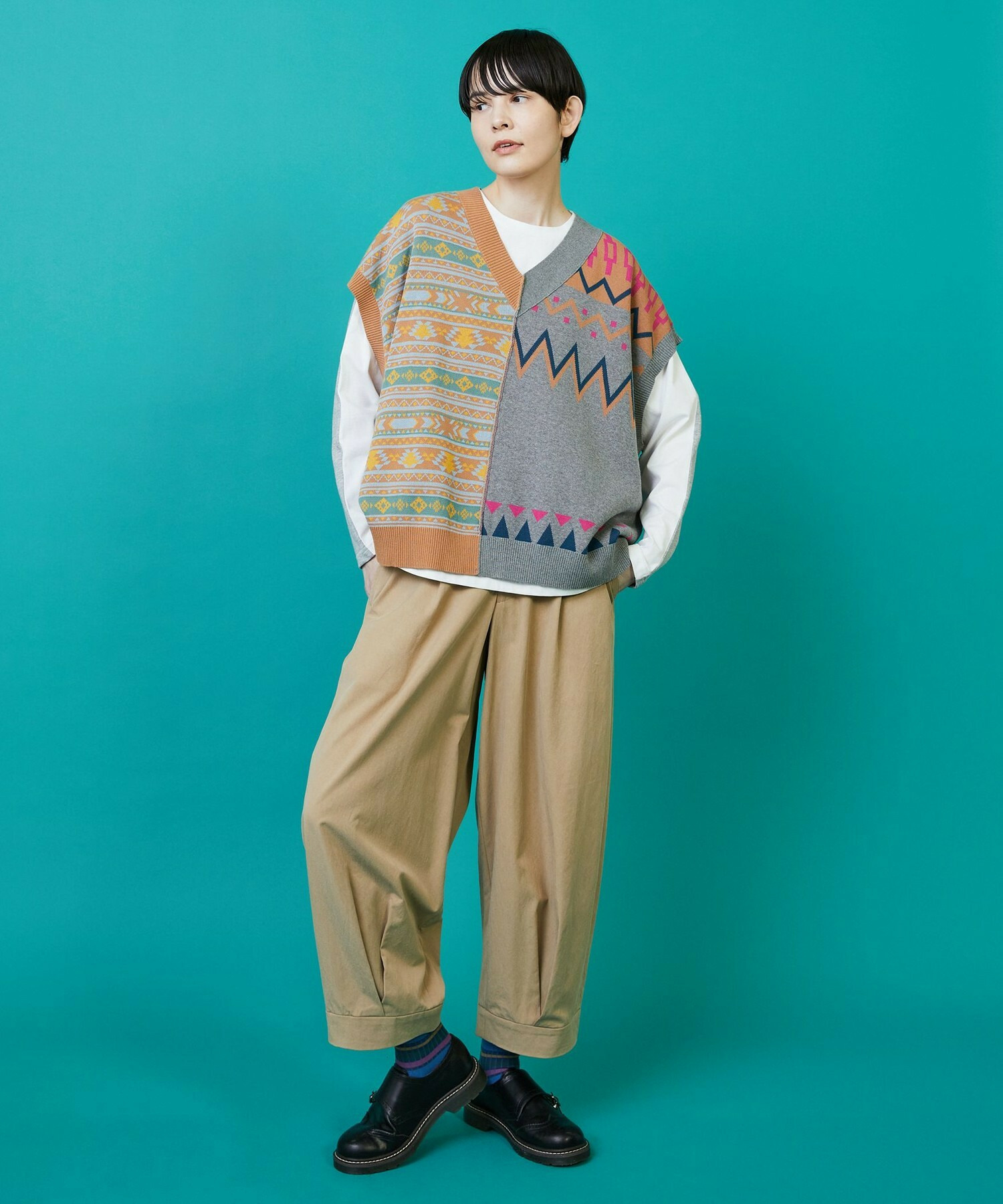 【FRAPBOIS】テンセルチノ2 パンツ 詳細画像 ネイビー 11