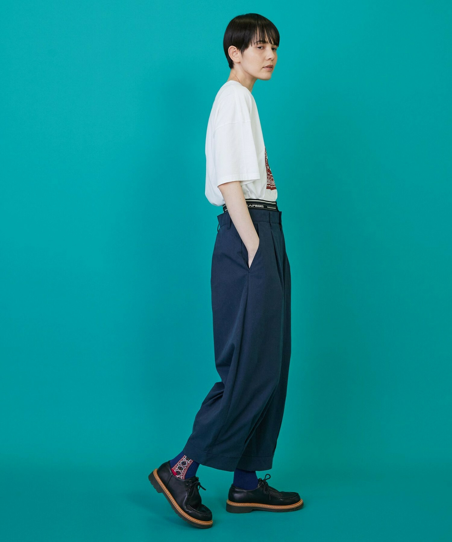 【FRAPBOIS】テンセルチノ2 パンツ 詳細画像 ネイビー 18