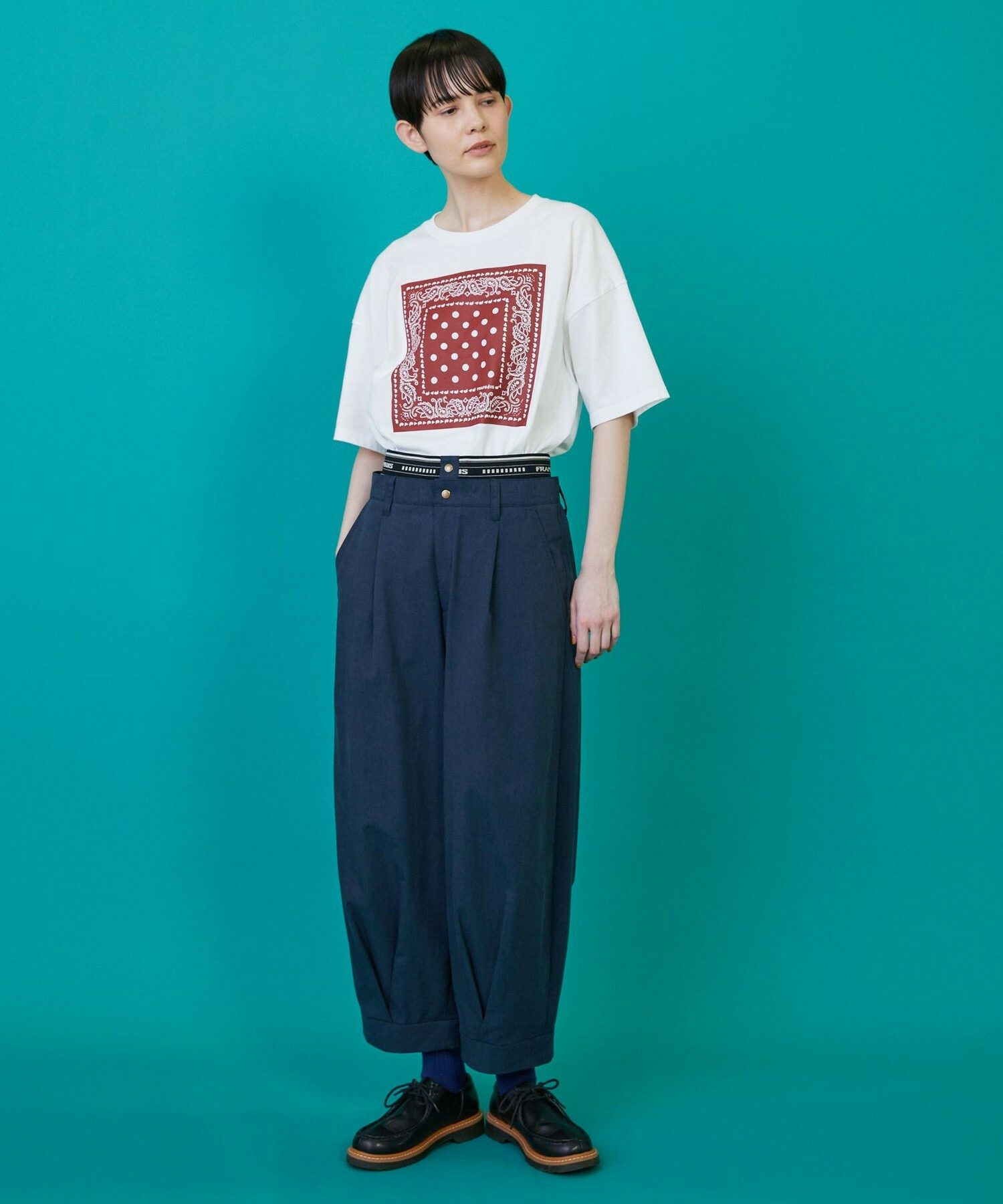 【FRAPBOIS】テンセルチノ2 パンツ 詳細画像 ネイビー 19