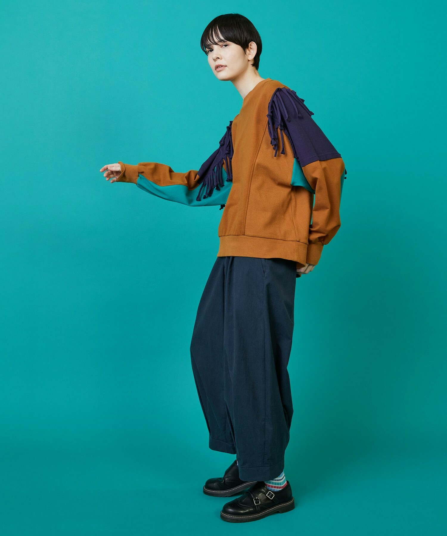 【FRAPBOIS】テンセルチノ2 パンツ 詳細画像 ネイビー 25