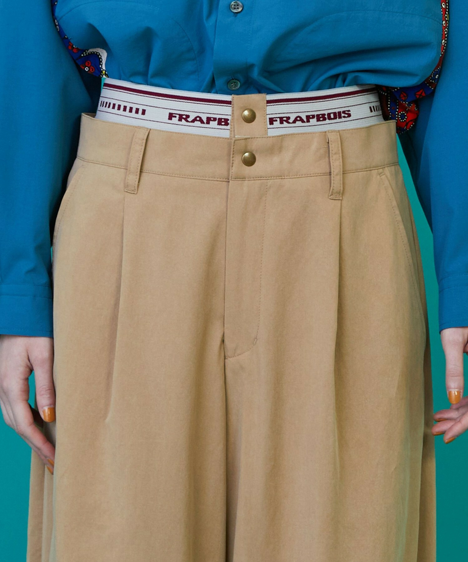 【FRAPBOIS】テンセルチノ2 パンツ 詳細画像 ネイビー 4