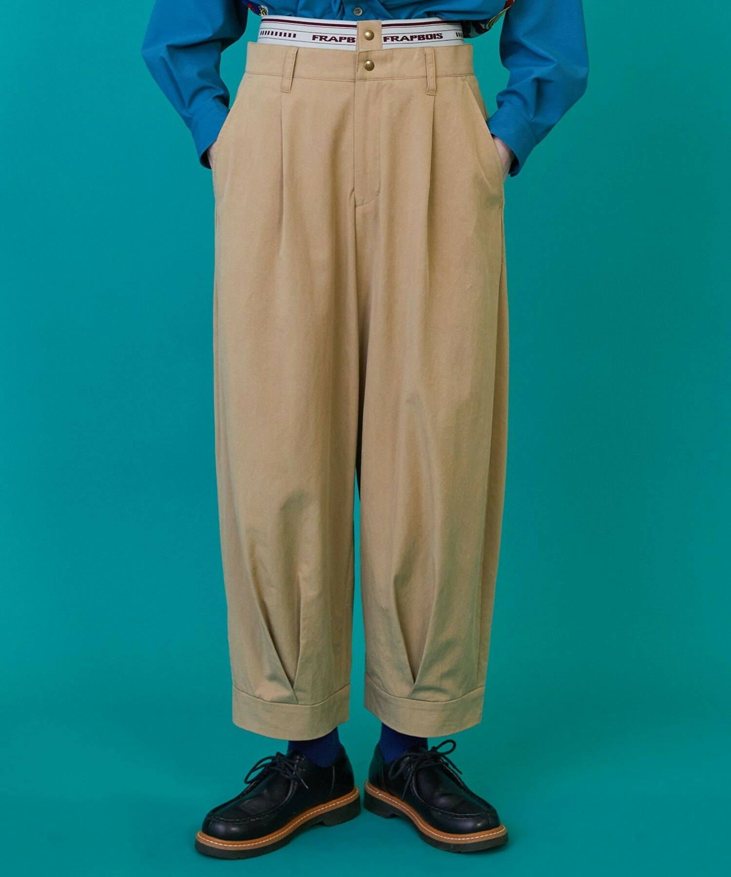 【FRAPBOIS】テンセルチノ2 パンツ 詳細画像 ベージュ 1