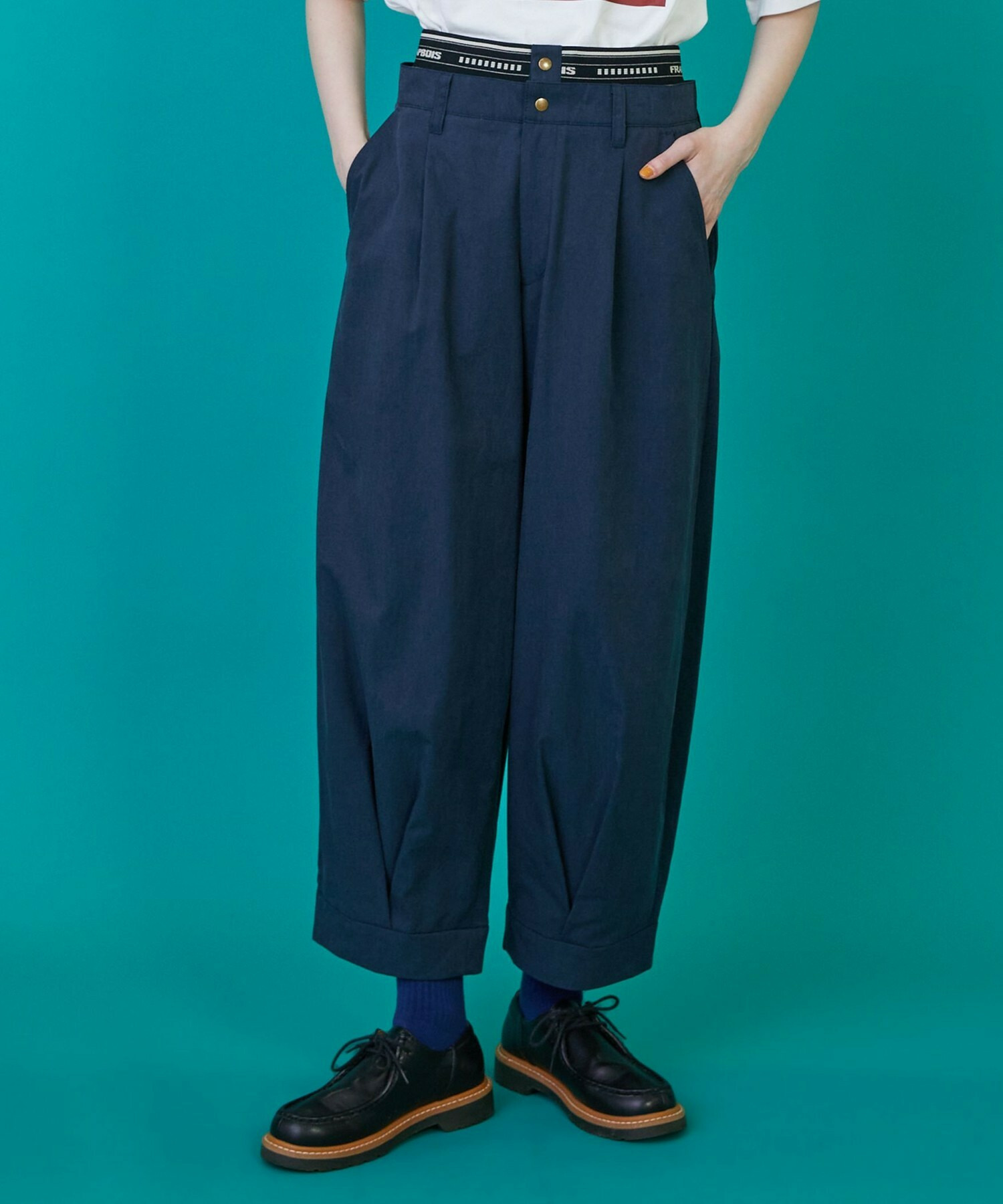 【FRAPBOIS】テンセルチノ2 パンツ 詳細画像 ネイビー 1