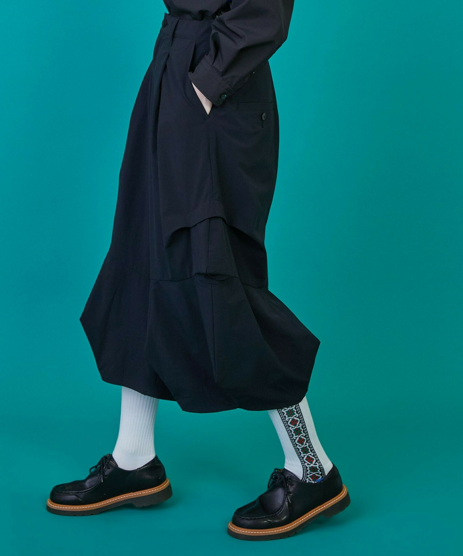 【FRAPBOIS】ニューホーン パンツ 詳細画像 ブルー 1