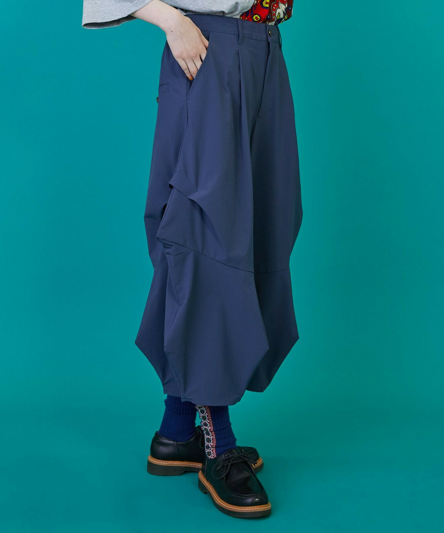 【FRAPBOIS】ニューホーン パンツ 詳細画像 ブルー 13