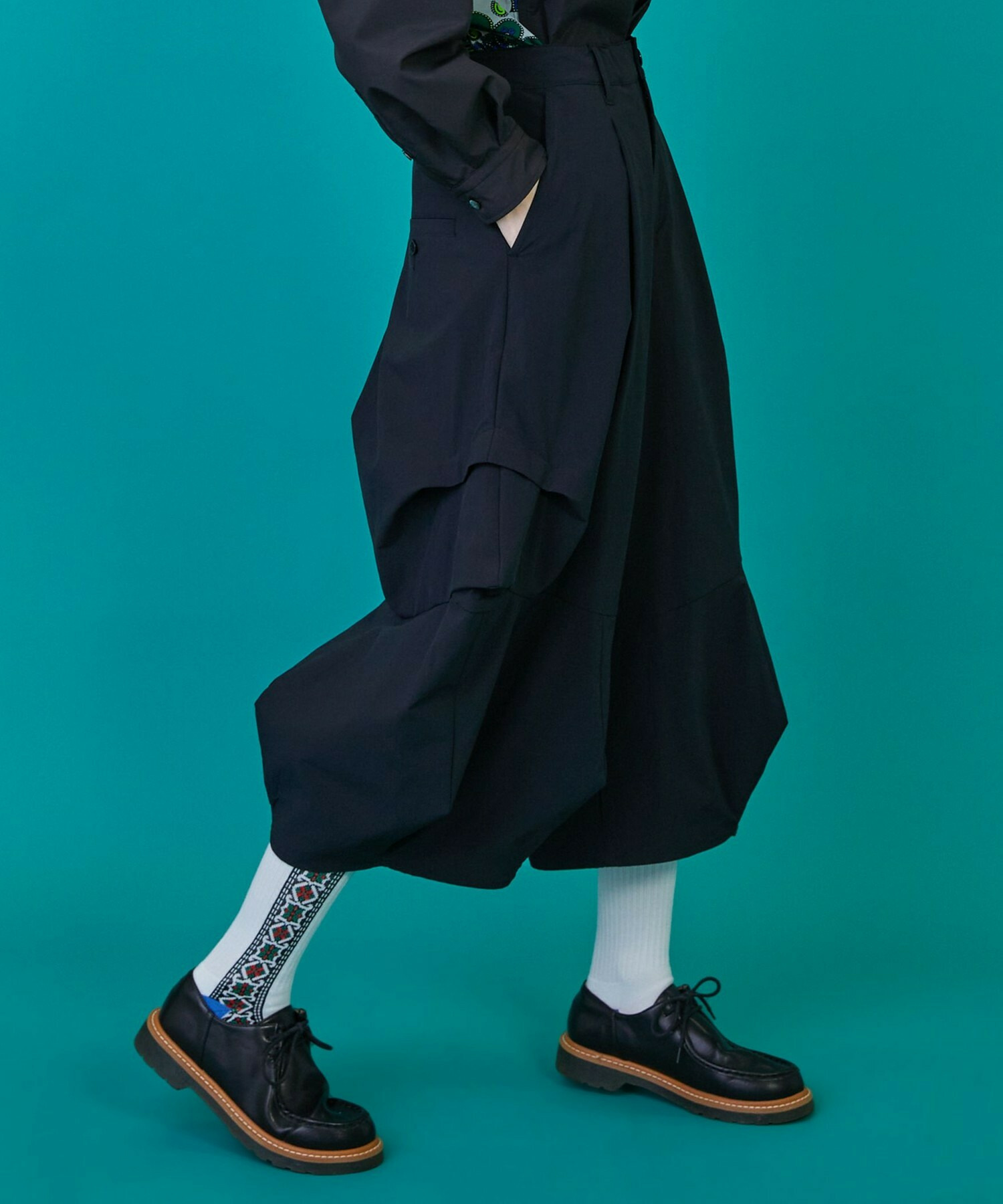 【FRAPBOIS】ニューホーン パンツ 詳細画像 ブルー 3