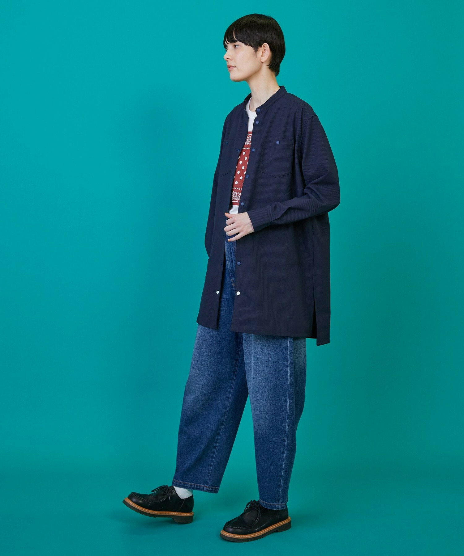 【FRAPBOIS】カーブデニム3 パンツ 詳細画像 ブラック 11