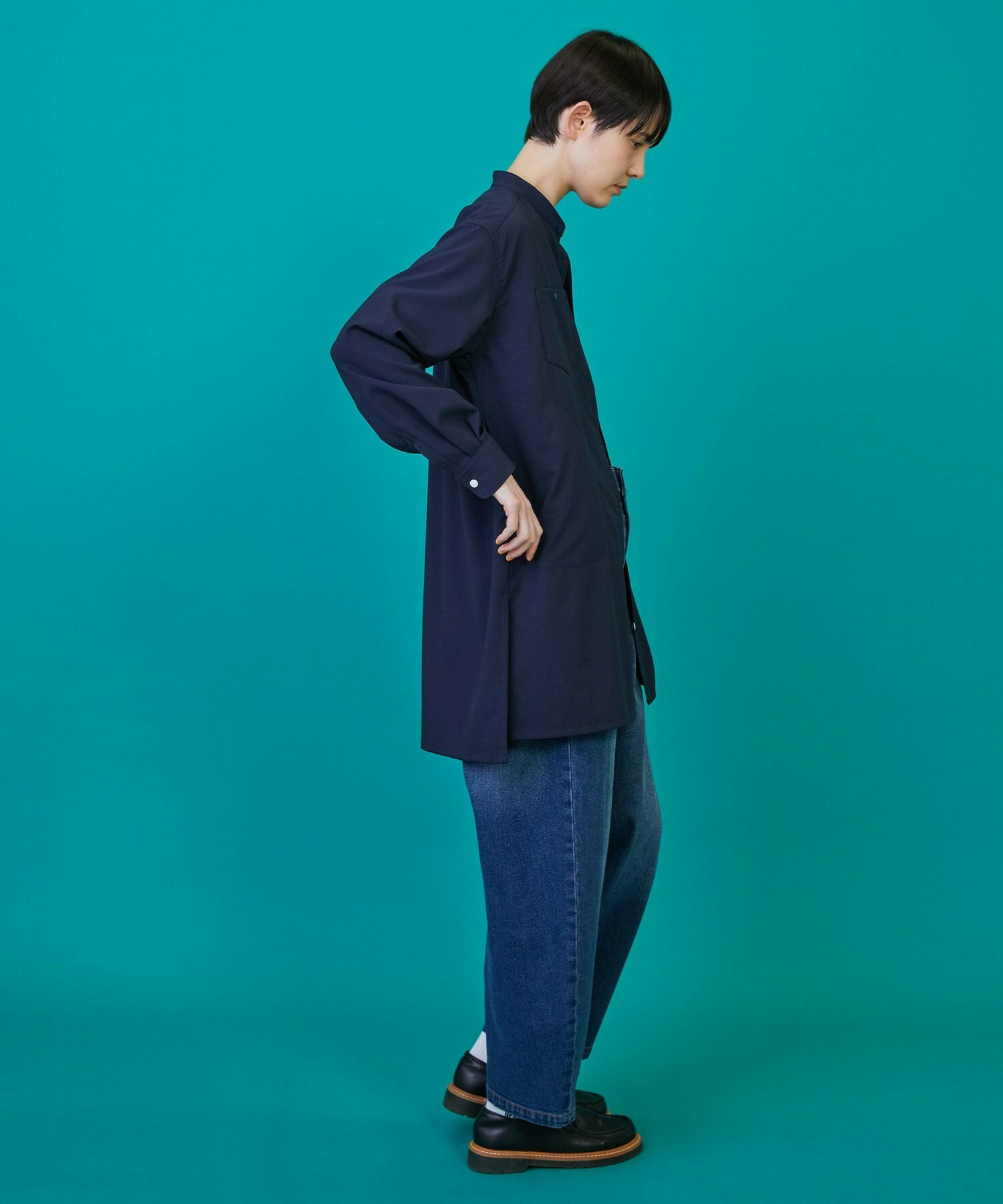 【FRAPBOIS】カーブデニム3 パンツ 詳細画像 ブラック 13