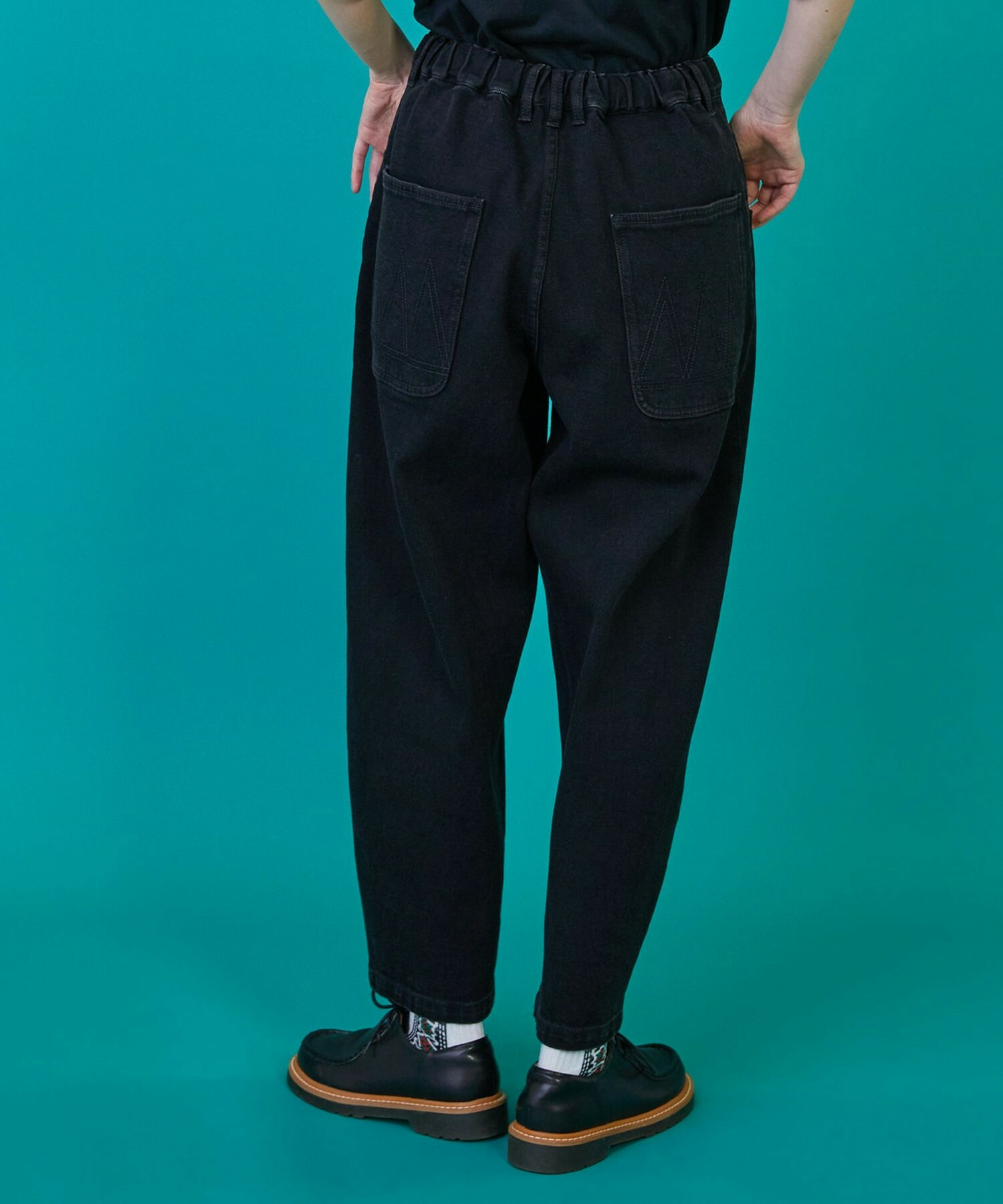 【FRAPBOIS】カーブデニム3 パンツ 詳細画像 ブラック 16