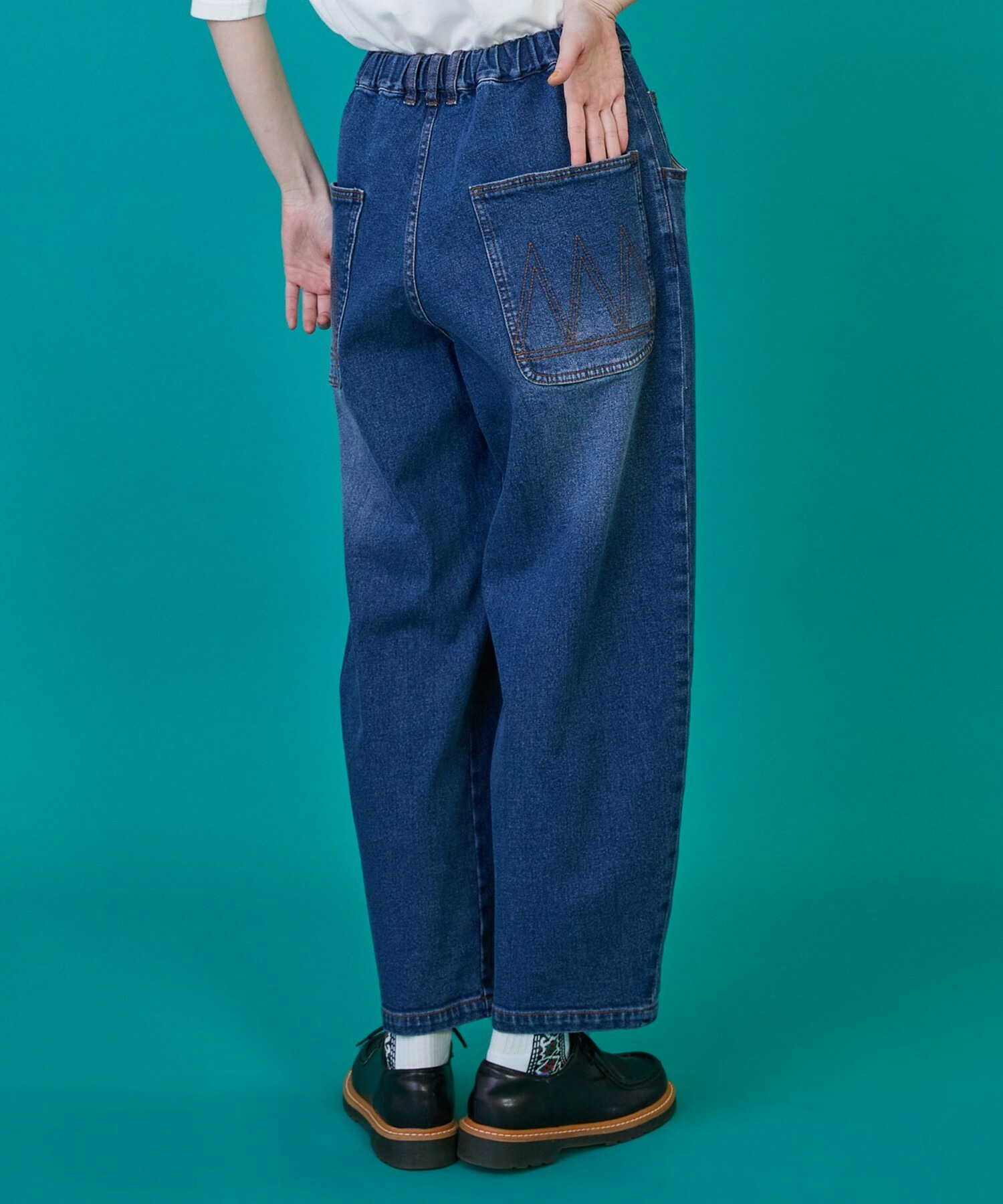 【FRAPBOIS】カーブデニム3 パンツ 詳細画像 ブラック 2