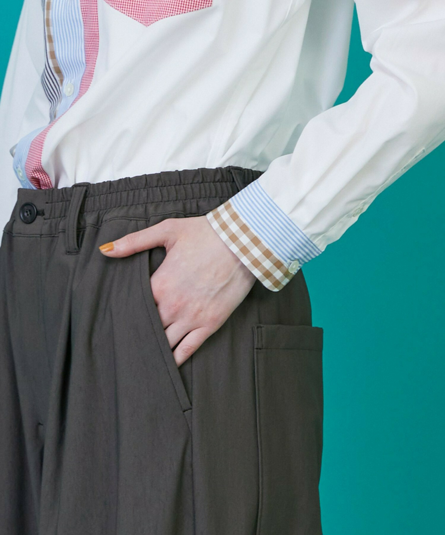 [FRAPBOIS] Cool Touch Pants 細部圖 黑色 5