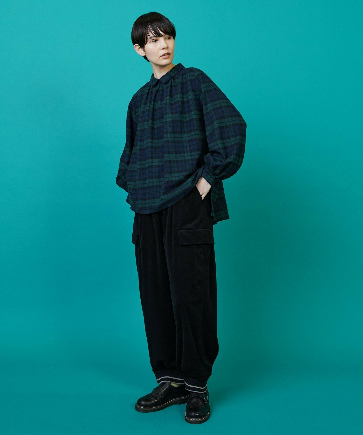 【FRAPBOIS】トリコーデ パンツ 詳細画像 ブラック 16