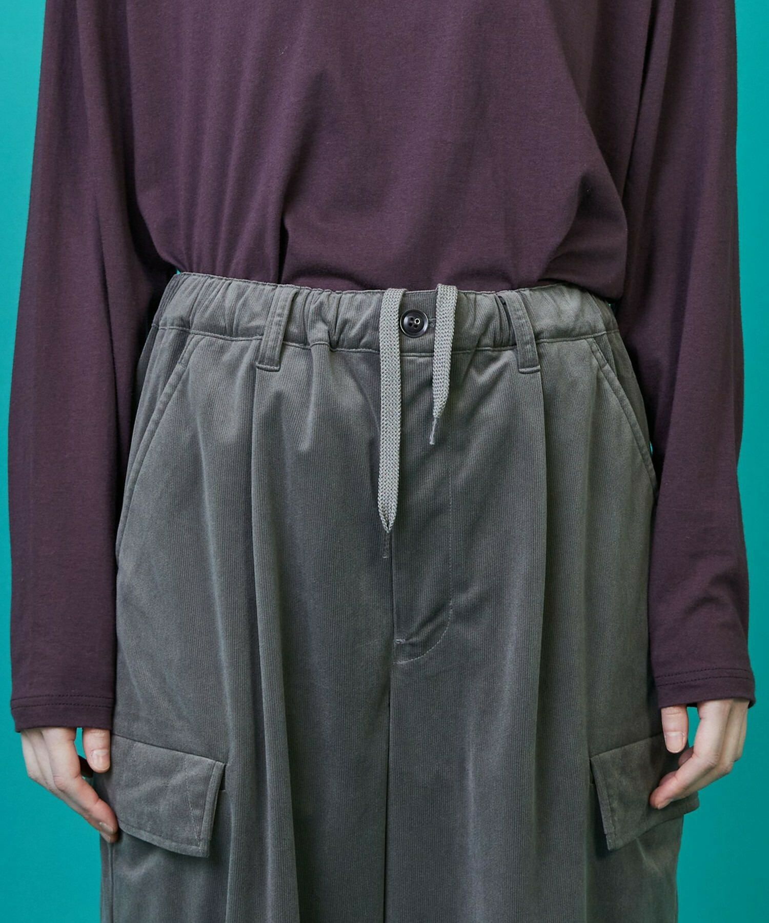 【FRAPBOIS】トリコーデ パンツ 詳細画像 ブラック 4