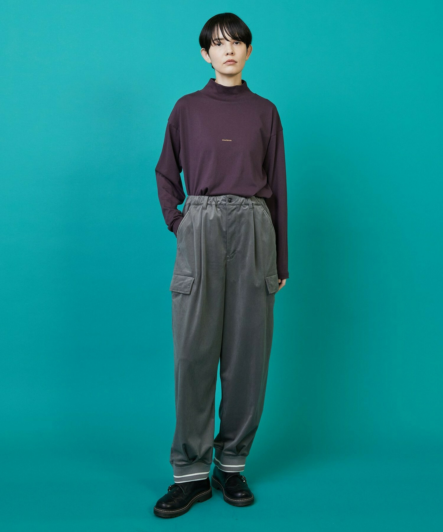 【FRAPBOIS】トリコーデ パンツ 詳細画像 ブラック 6