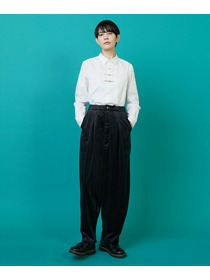 【FRAPBOIS】ベロアサール パンツ 詳細画像 ネイビー 6