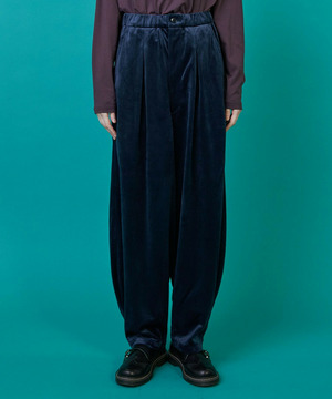 【FRAPBOIS】ベロアサール パンツ 詳細画像 ネイビー 1