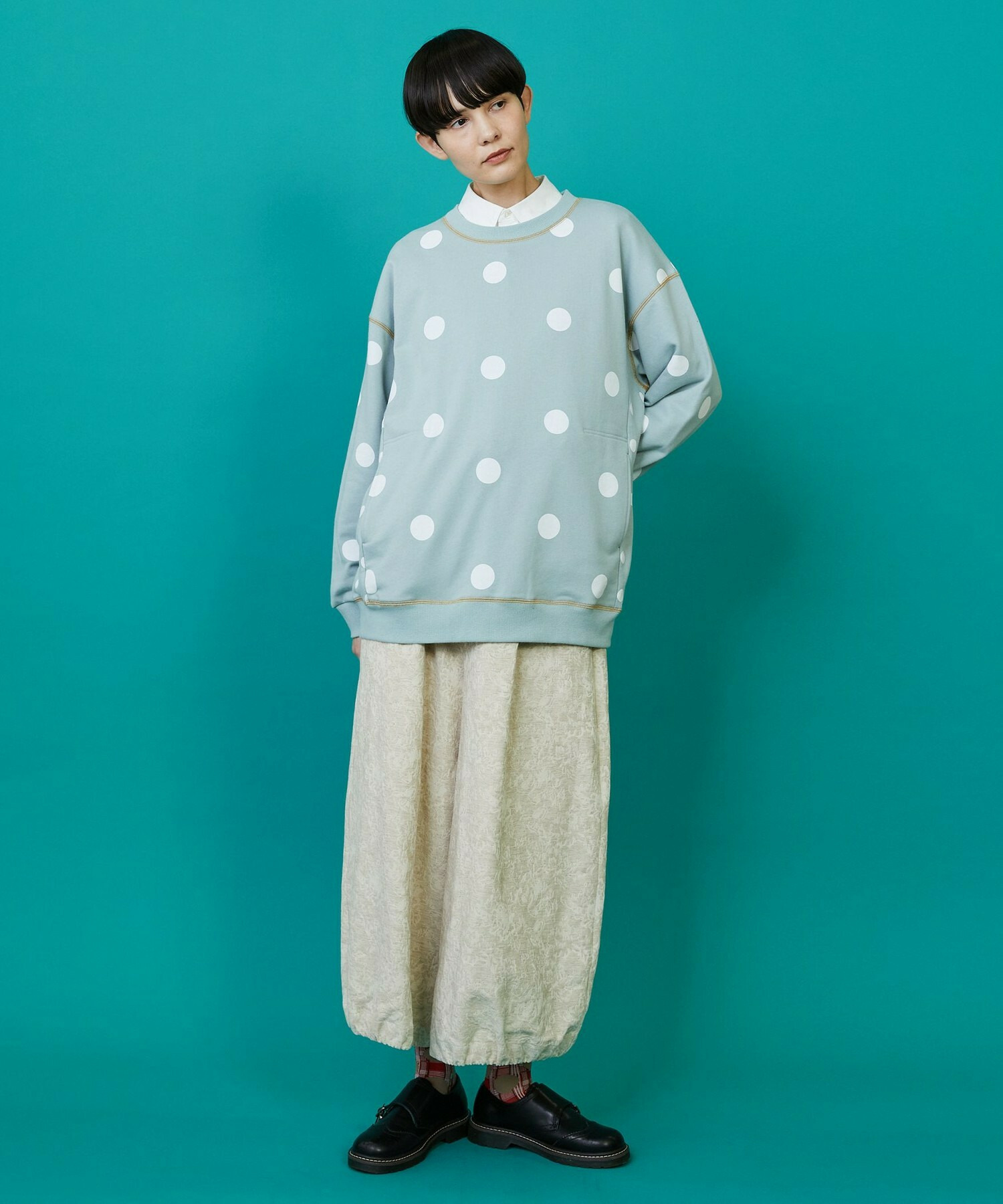 【FRAPBOIS】バルーンキュロット パンツ 詳細画像 ブラック 10