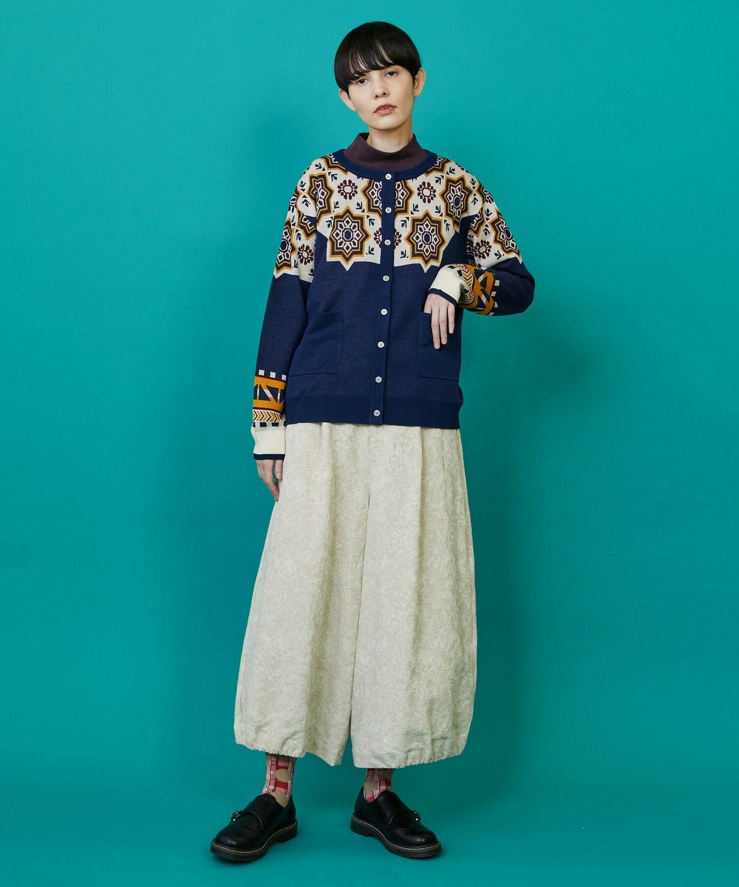 【FRAPBOIS】バルーンキュロット パンツ 詳細画像 ブラック 13