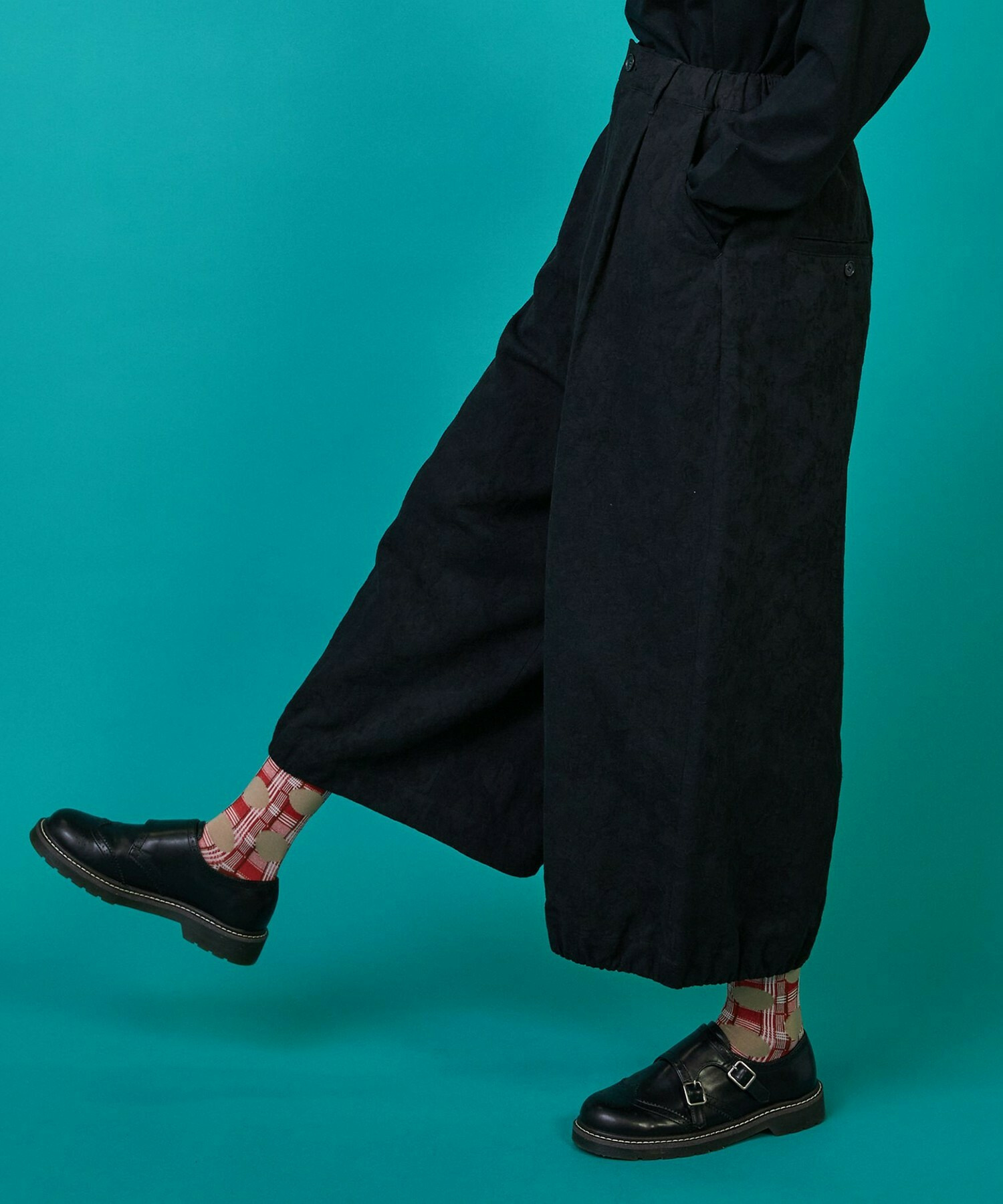 【FRAPBOIS】バルーンキュロット パンツ 詳細画像 ブラック 14