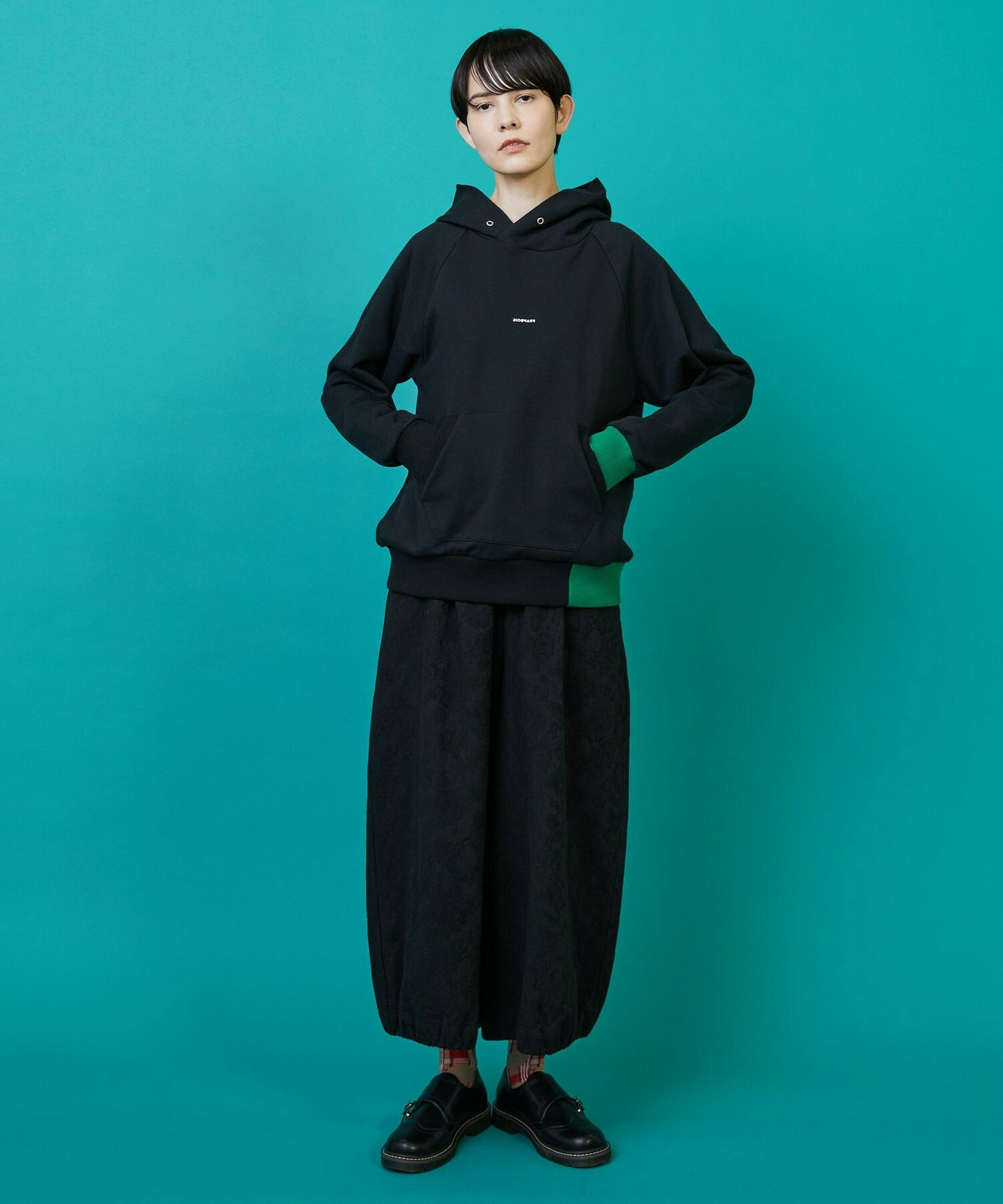 【FRAPBOIS】バルーンキュロット パンツ 詳細画像 ブラック 16