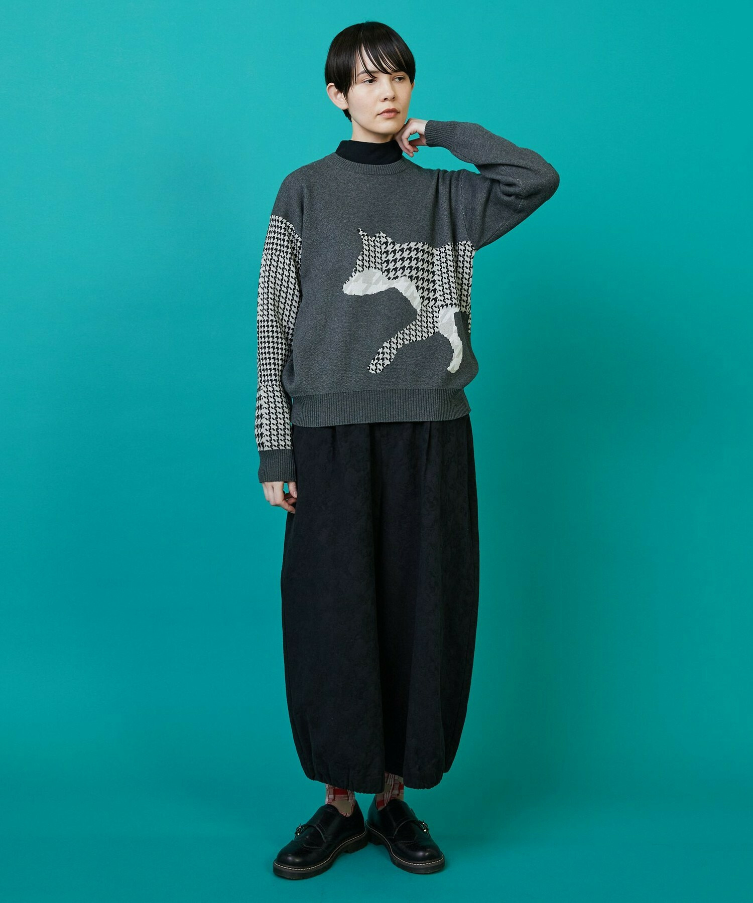 【FRAPBOIS】バルーンキュロット パンツ 詳細画像 ブラック 18