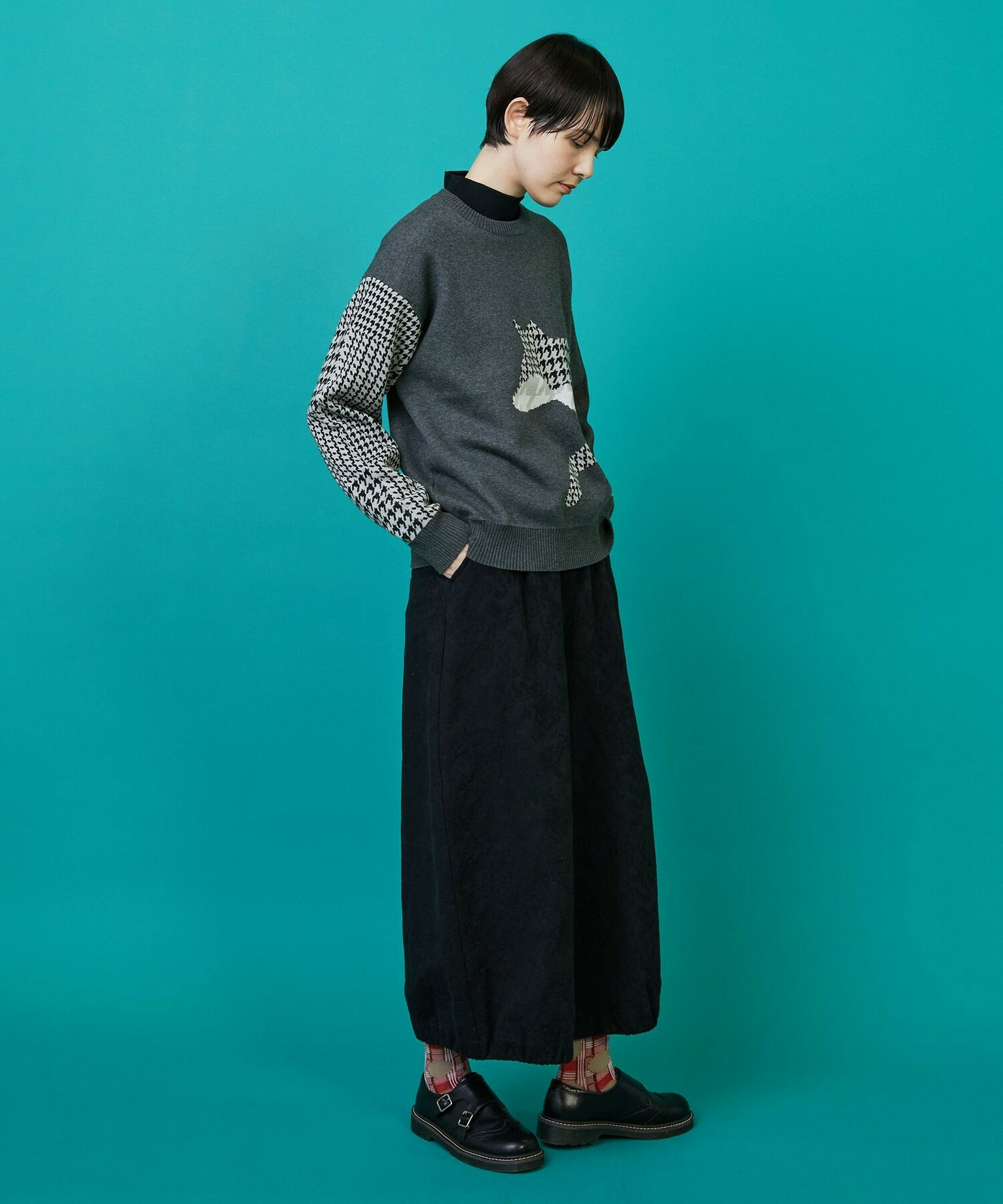 【FRAPBOIS】バルーンキュロット パンツ 詳細画像 ブラック 19