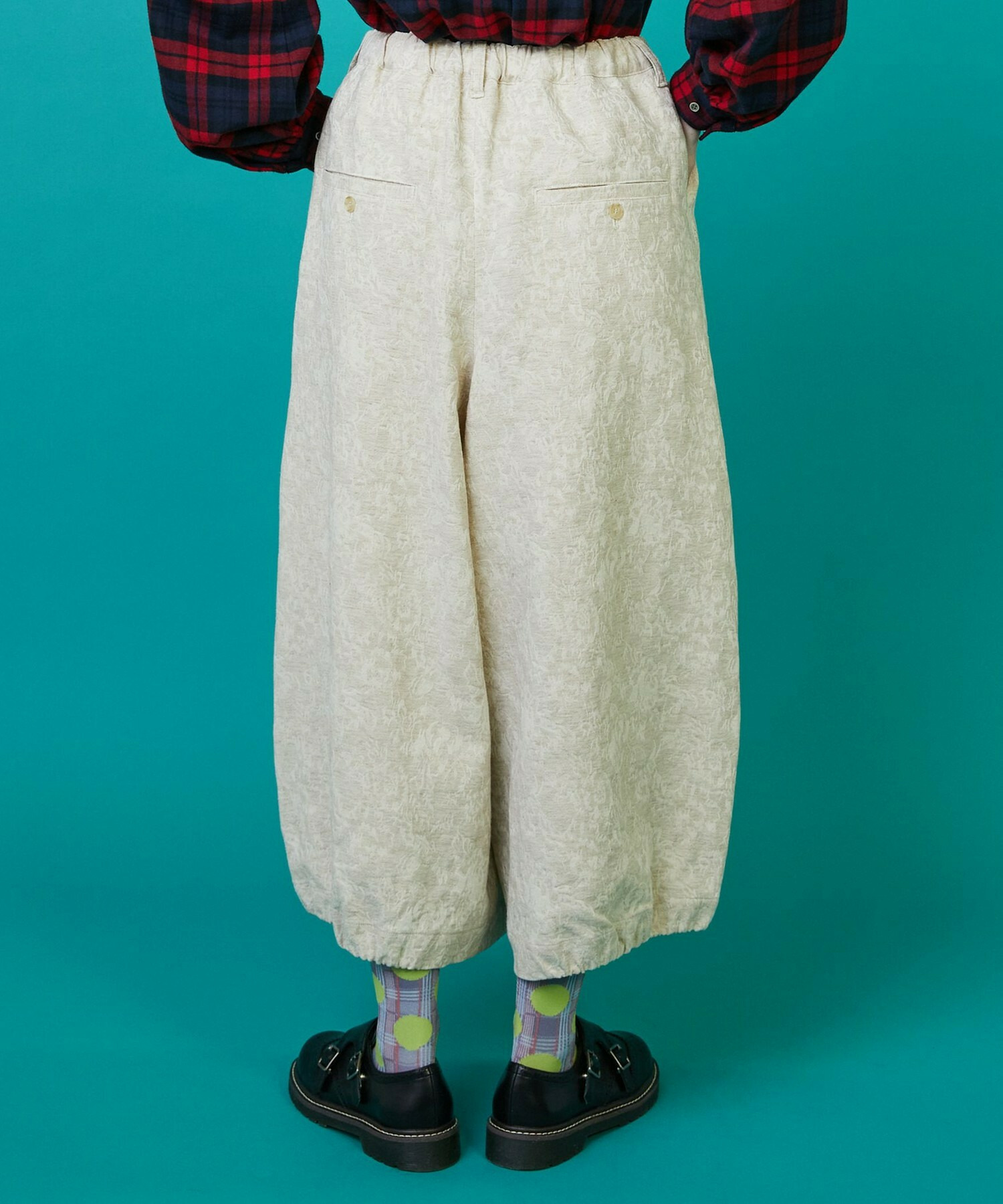 【FRAPBOIS】バルーンキュロット パンツ 詳細画像 ブラック 2