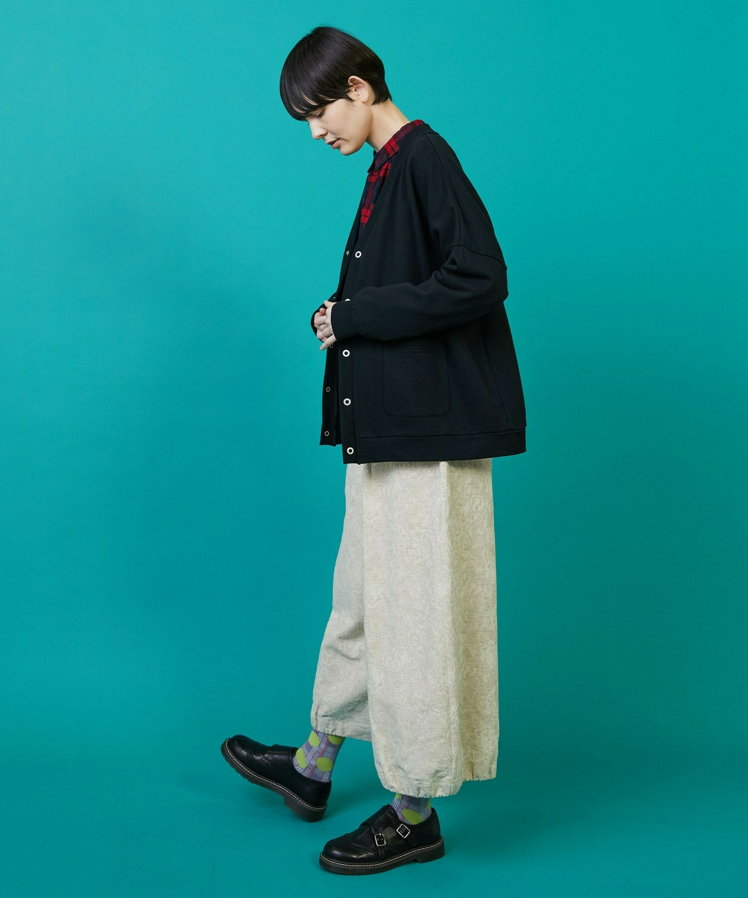 【FRAPBOIS】バルーンキュロット パンツ 詳細画像 ブラック 6