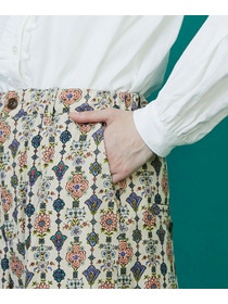 【FRAPBOIS】ドライフラワー パンツ 詳細画像 グレー系その他 3