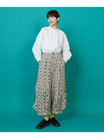 【FRAPBOIS】ドライフラワー パンツ 詳細画像 グレー系その他 6