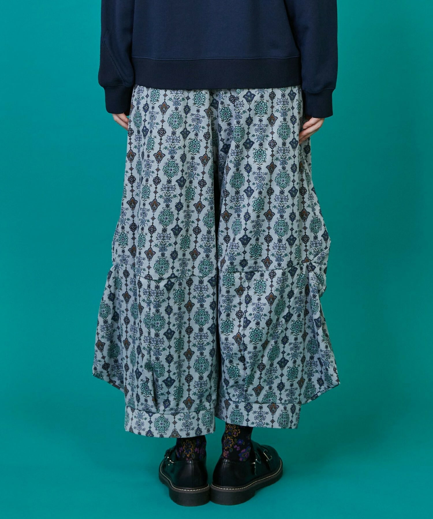 【FRAPBOIS】ドライフラワー パンツ 詳細画像 グレー系その他 14