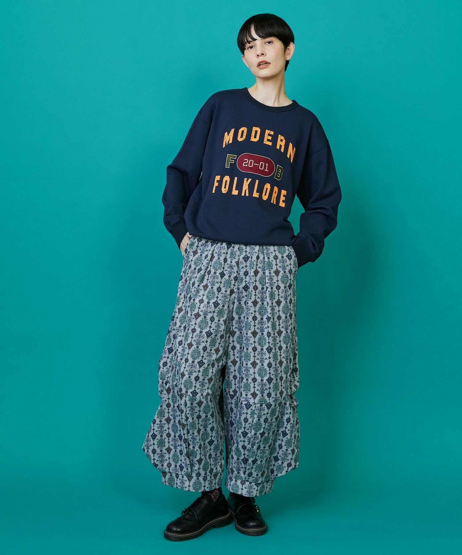 【FRAPBOIS】ドライフラワー パンツ 詳細画像 グレー系その他 20