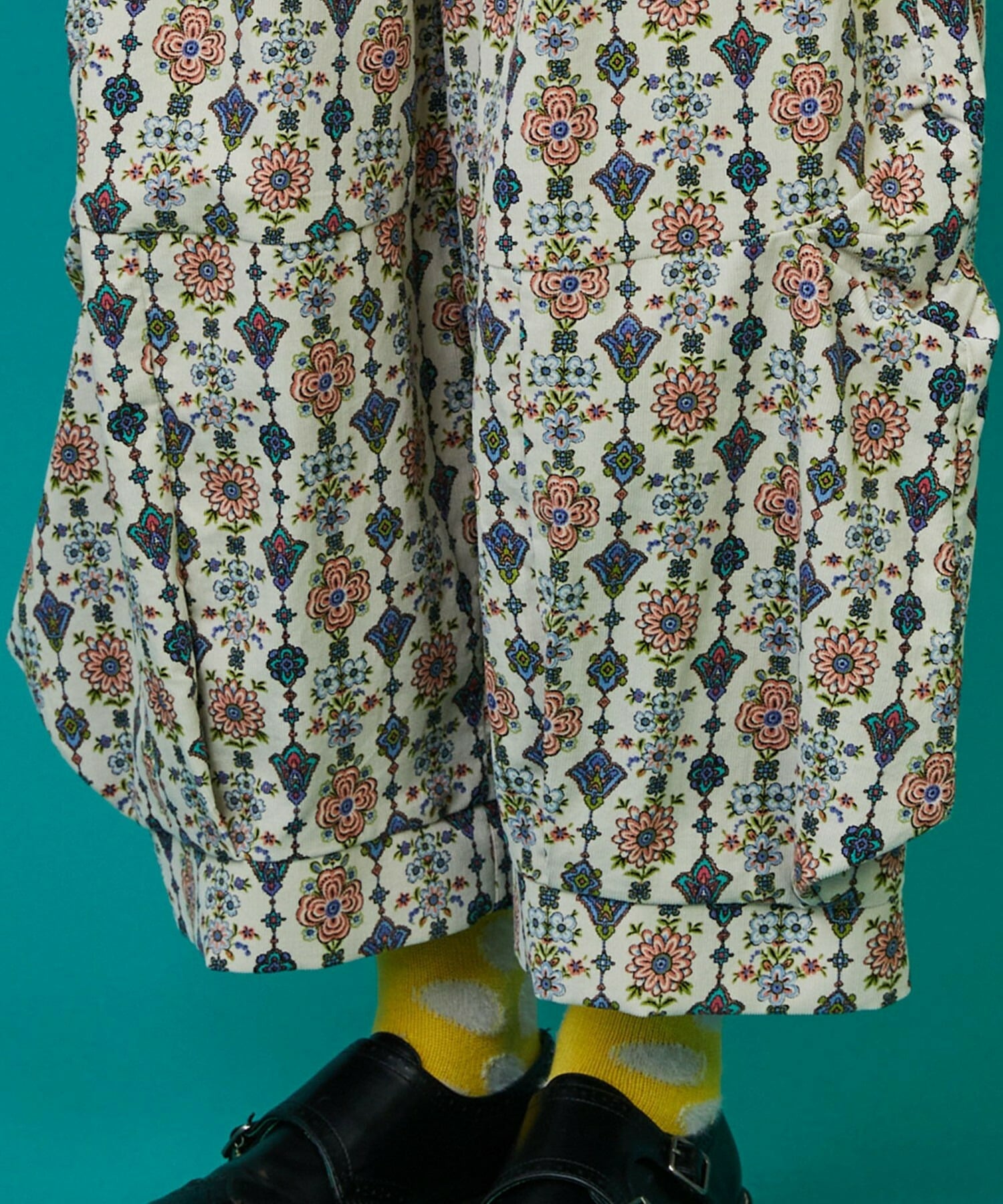 [FRAPBOIS] Dried Flower Pants Detailed Image Gray Other 4