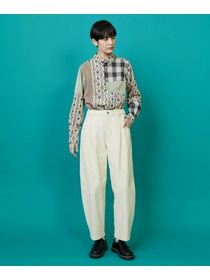 【FRAPBOIS】カーブツイル パンツ 詳細画像 グリーン 14