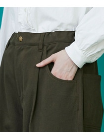 【FRAPBOIS】カーブツイル パンツ 詳細画像 グリーン 3