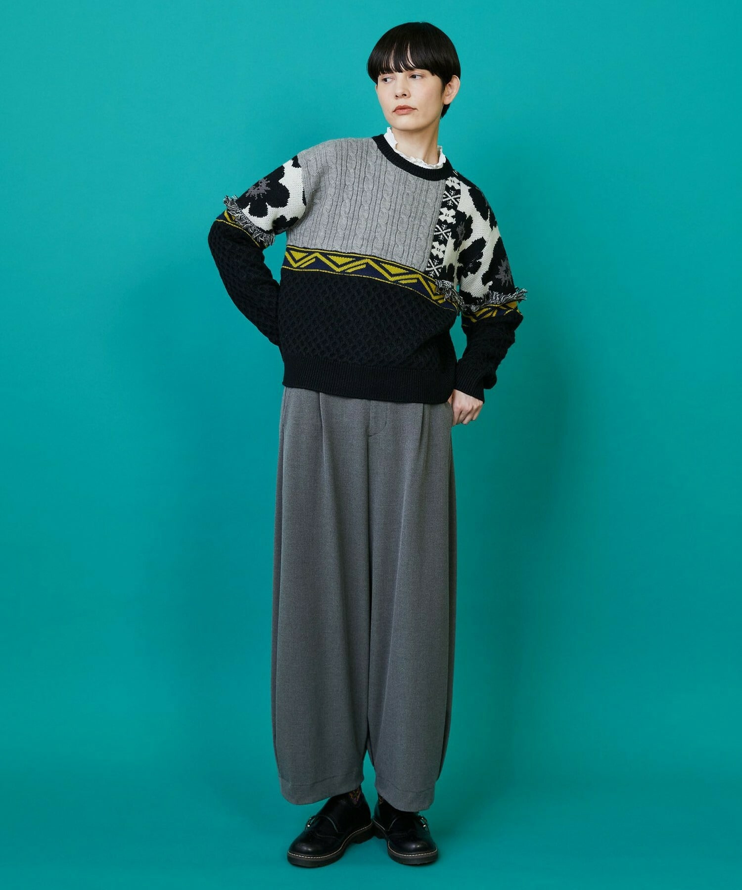 【FRAPBOIS】サーモズ パンツ 詳細画像 グレー 13