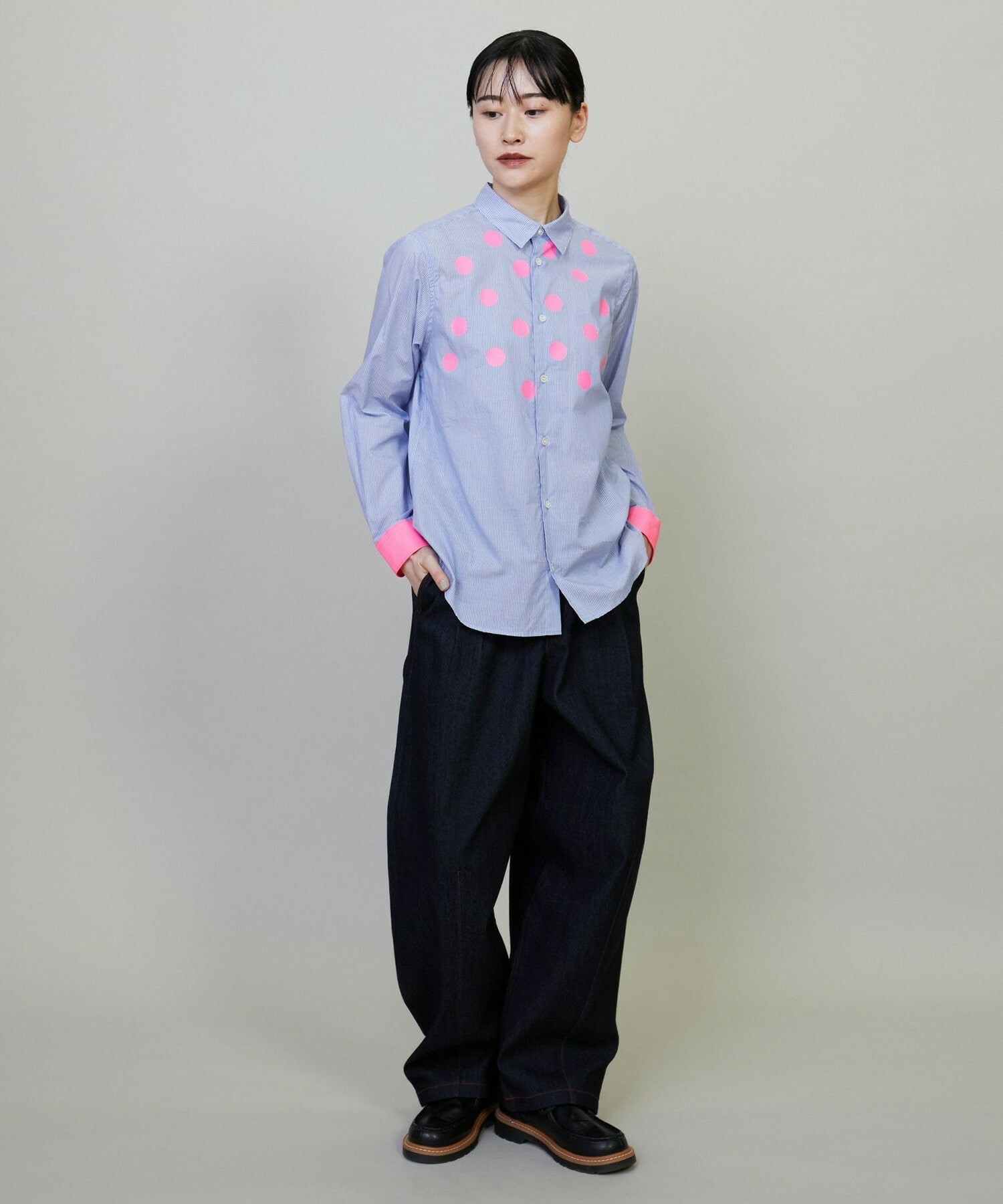 【FRAPBOIS】モーメントデニム デニムパンツ 詳細画像 サックスブルー 15