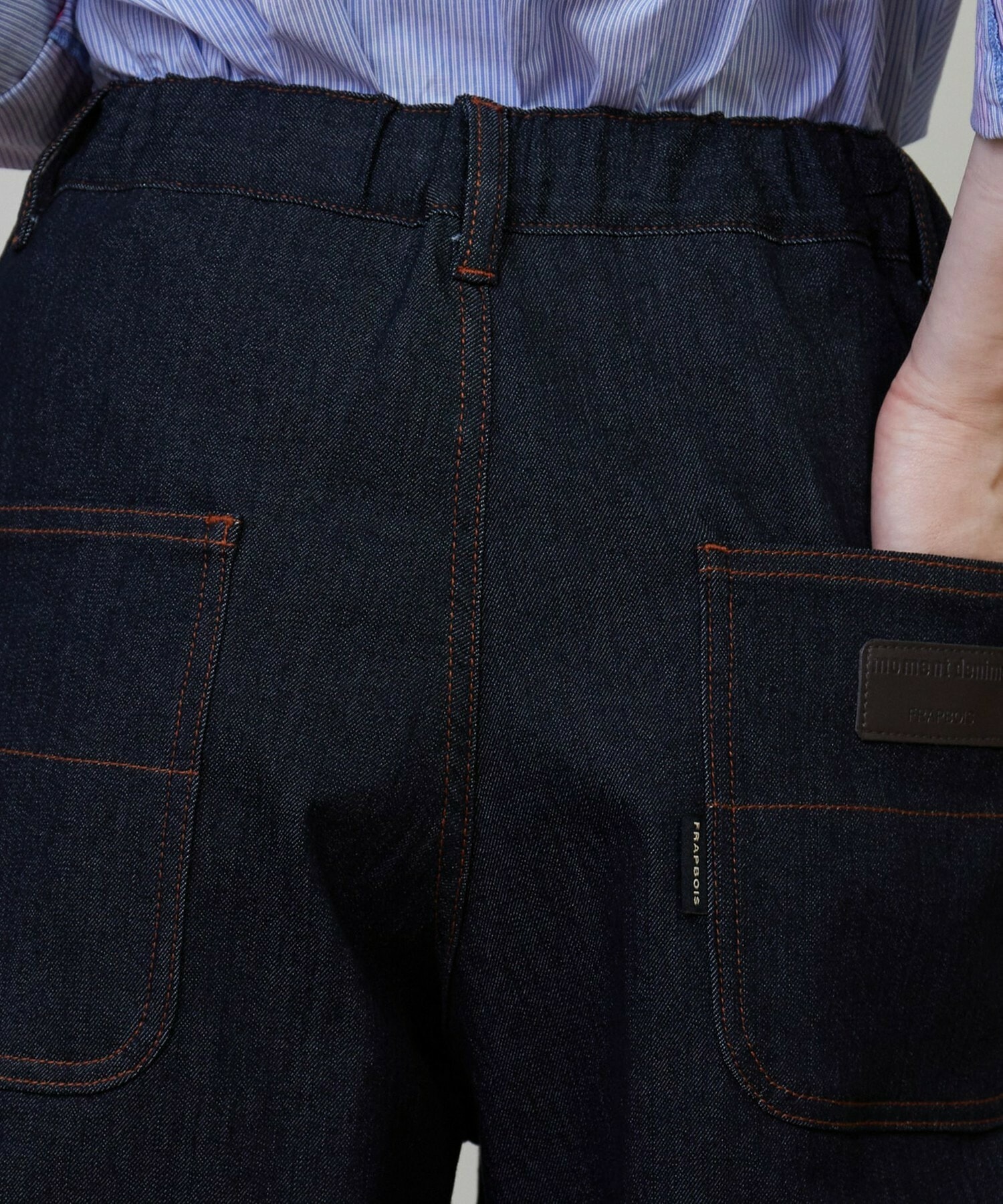 【FRAPBOIS】モーメントデニム デニムパンツ 詳細画像 サックスブルー 6