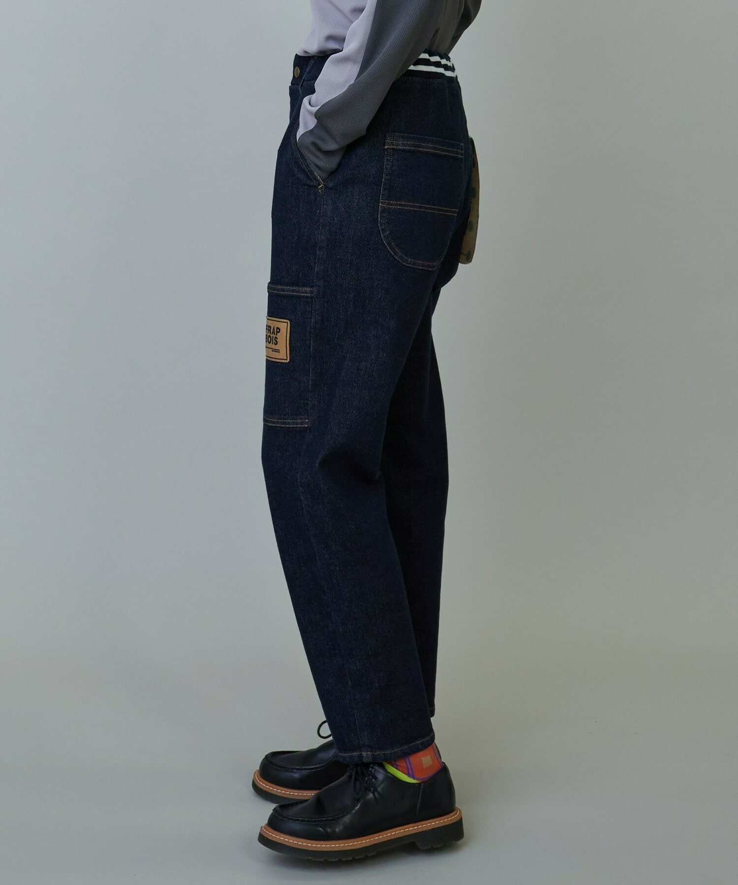 【FRAPBOIS】ムーブデニム2 デニムパンツ 詳細画像 ブラック 19