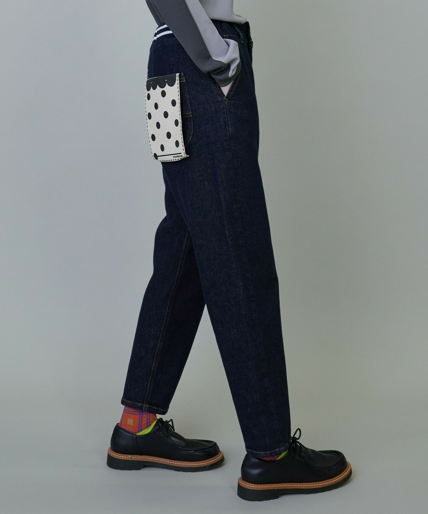 【FRAPBOIS】ムーブデニム2 デニムパンツ 詳細画像 ブラック 21