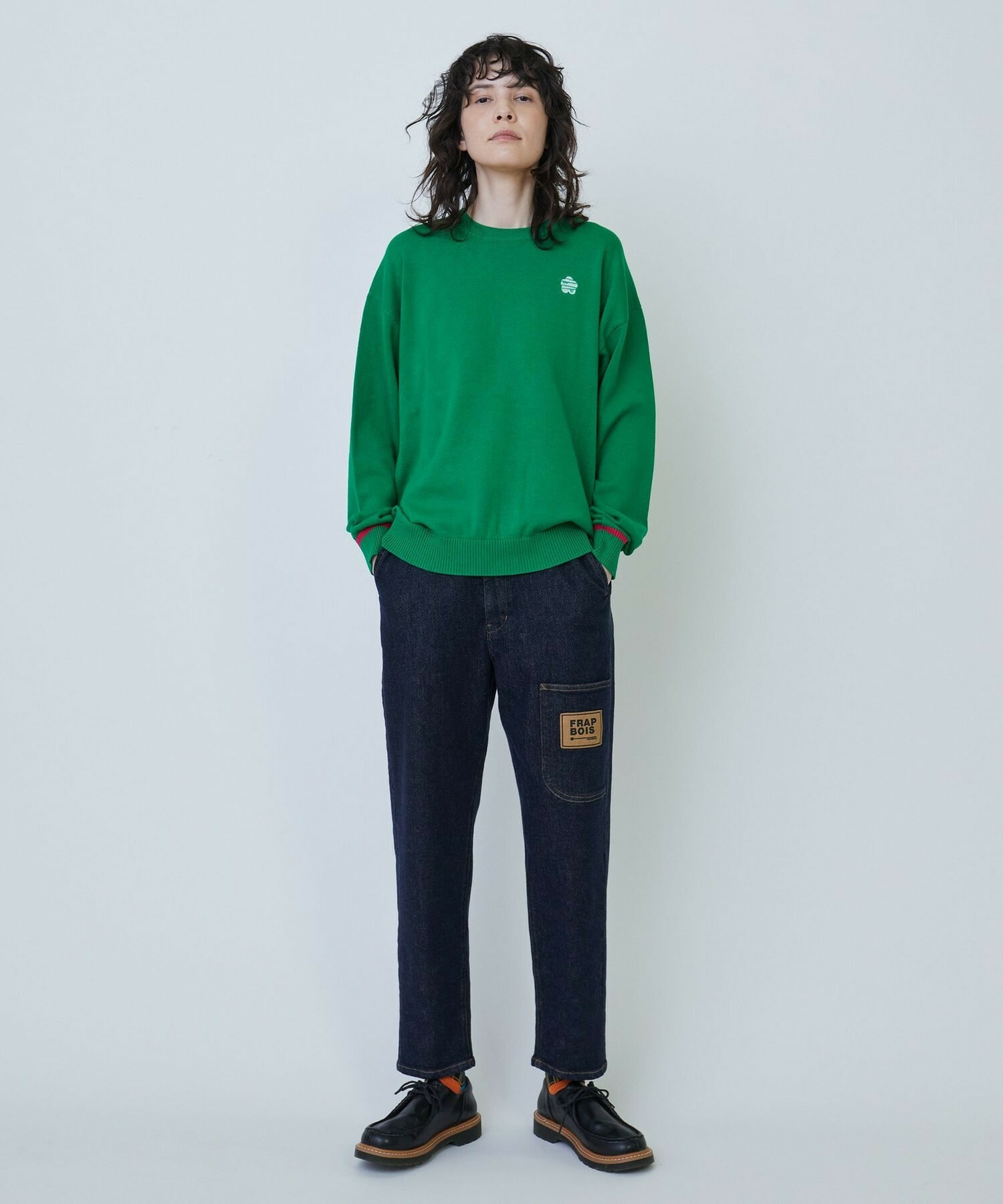 【FRAPBOIS】ムーブデニム2 デニムパンツ 詳細画像 ブラック 28