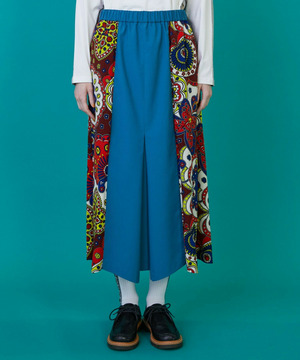 【FRAPBOIS】スカーフル スカート 詳細画像 ブルー 1