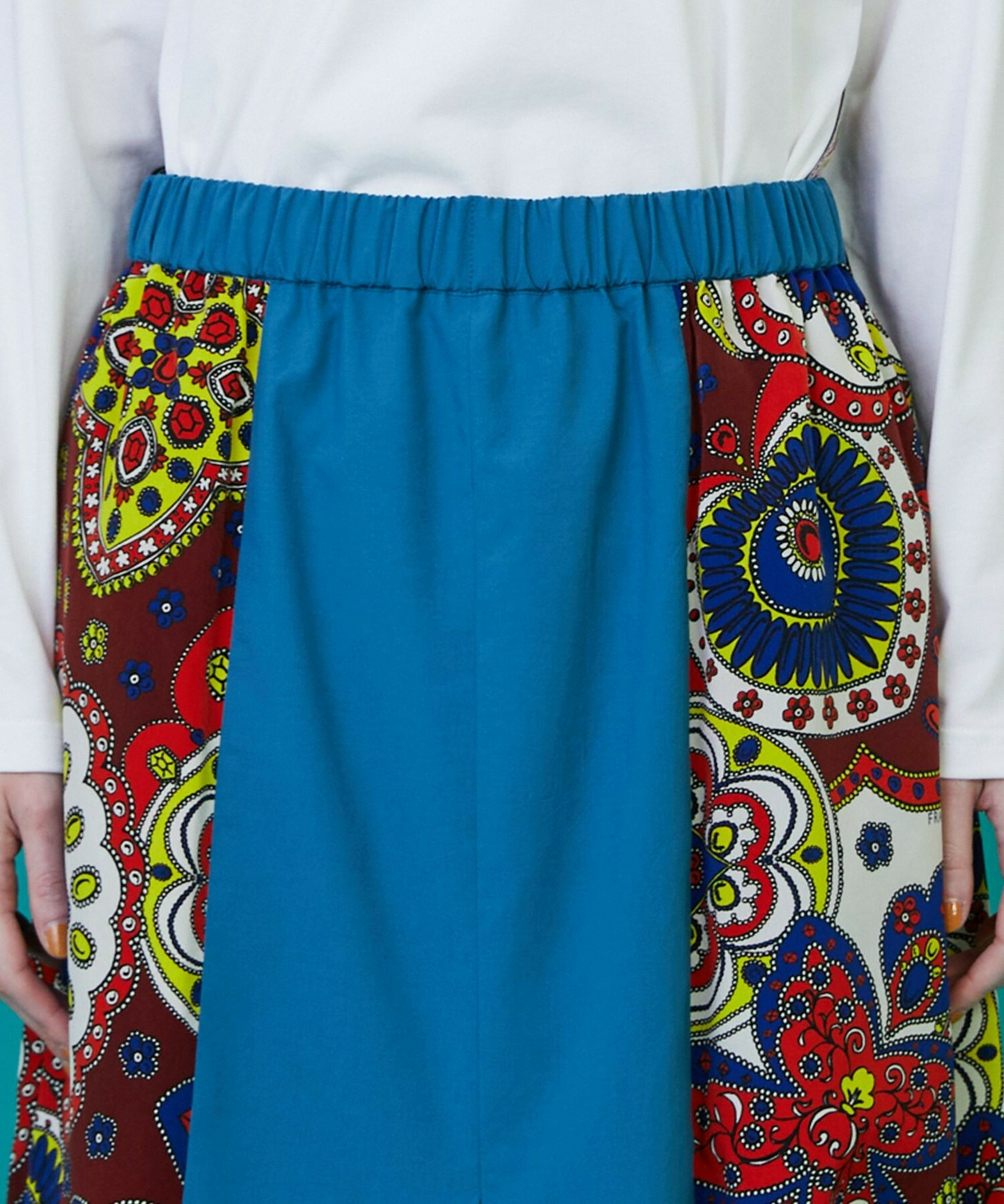 [FRAPBOIS] 圍巾裙 細部圖 黑色 3