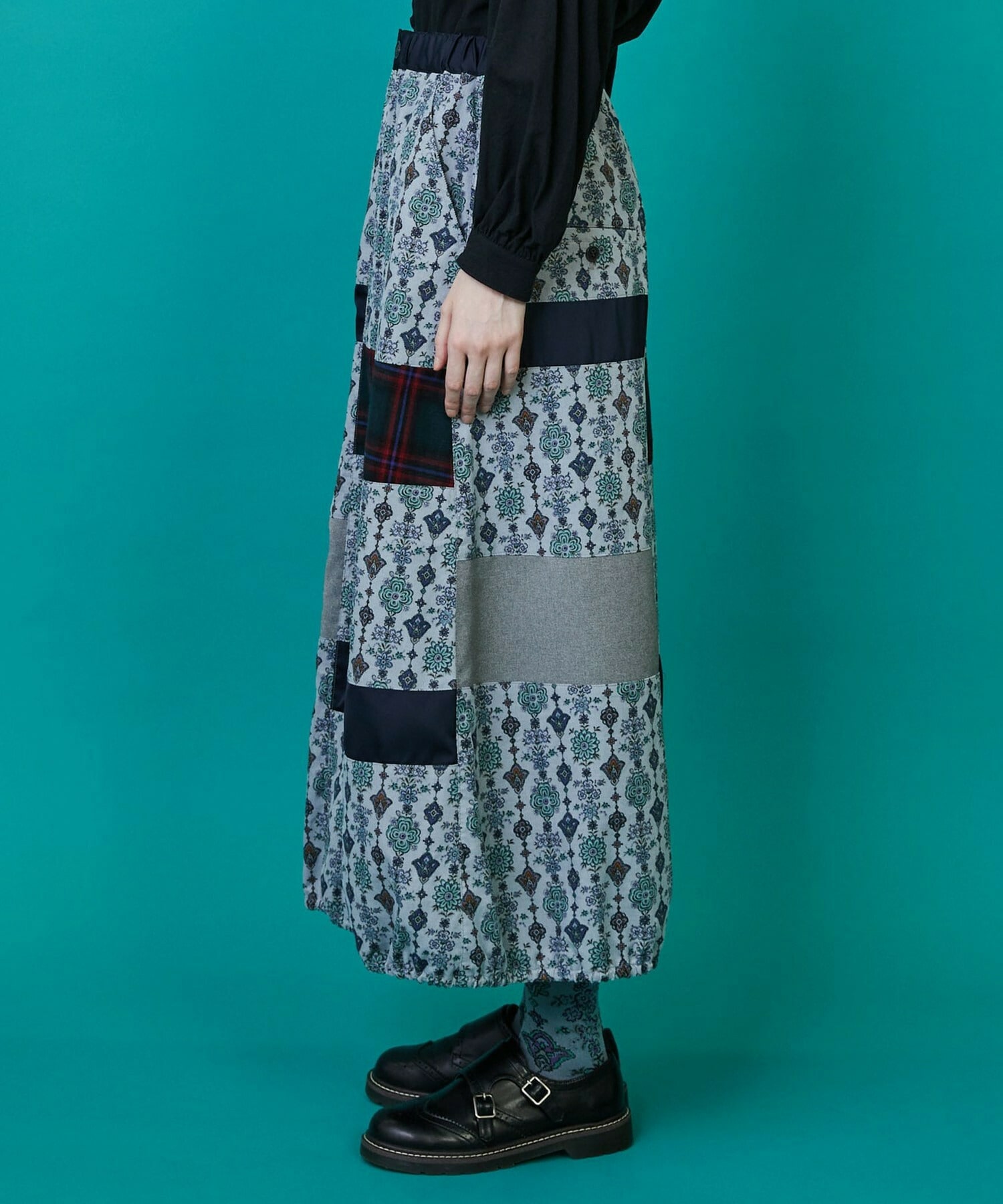 【FRAPBOIS】ドライフラワー スカート 詳細画像 ベージュ系その他 1