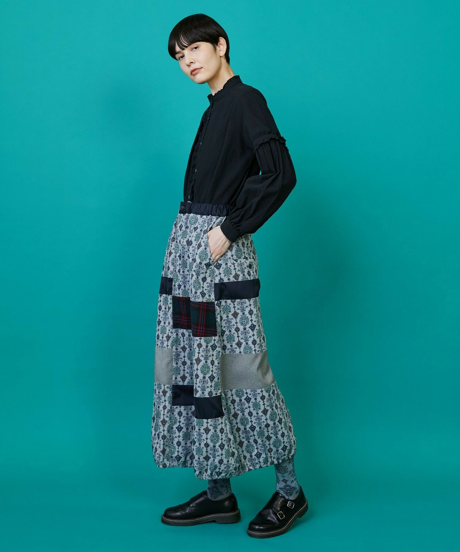 【FRAPBOIS】ドライフラワー スカート 詳細画像 ベージュ系その他 11