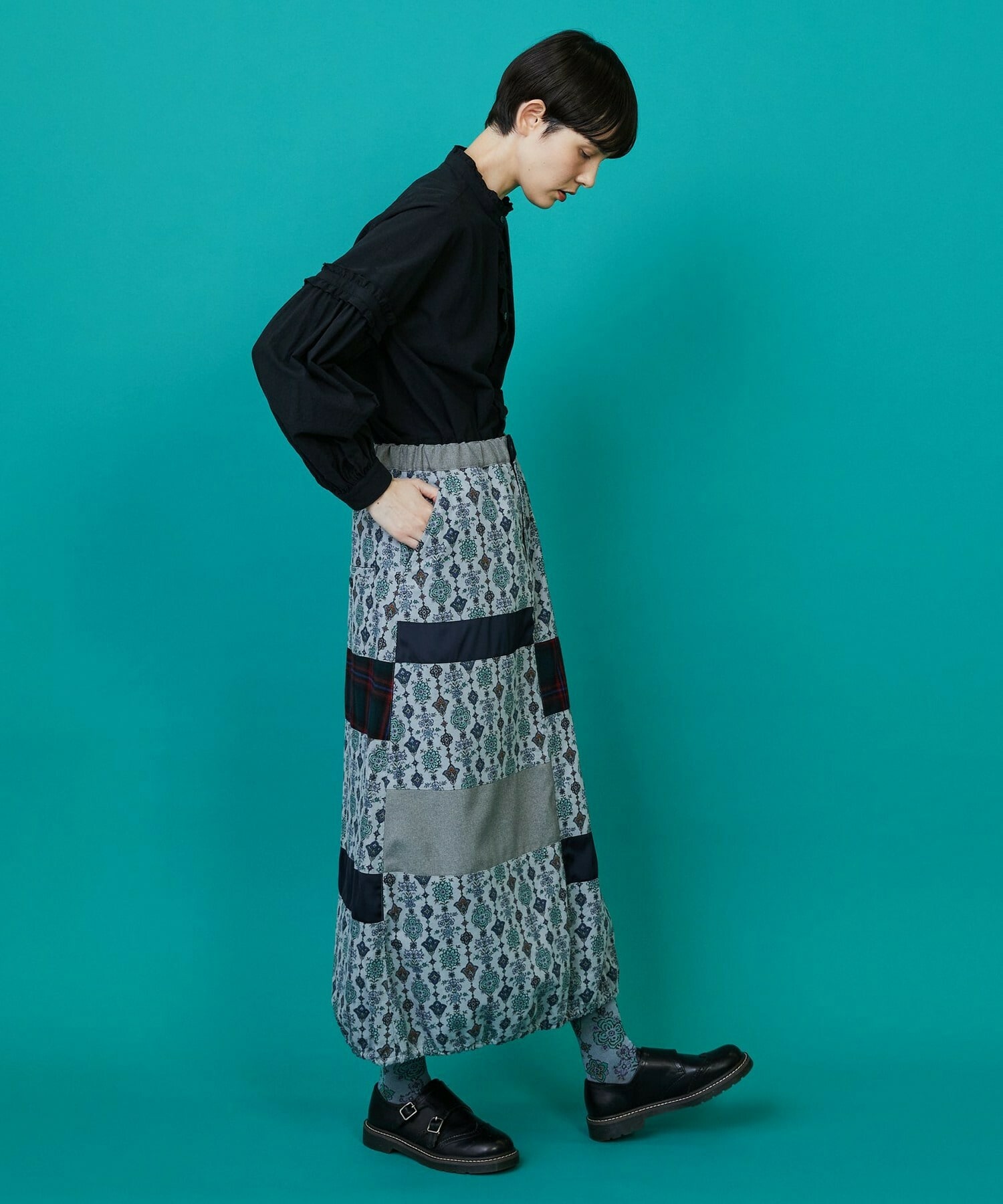 【FRAPBOIS】ドライフラワー スカート 詳細画像 ベージュ系その他 14