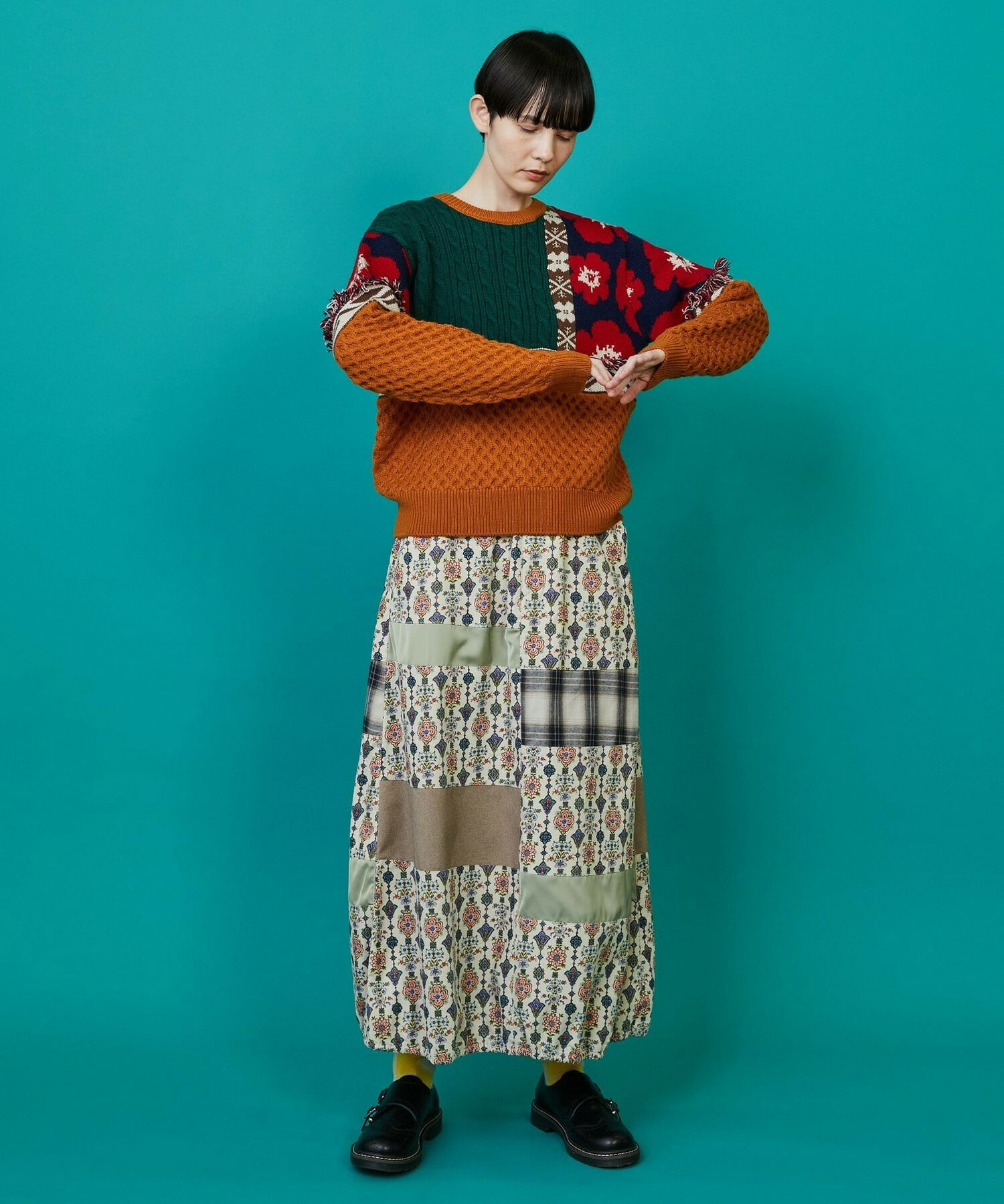 【FRAPBOIS】ドライフラワー スカート 詳細画像 ベージュ系その他 21