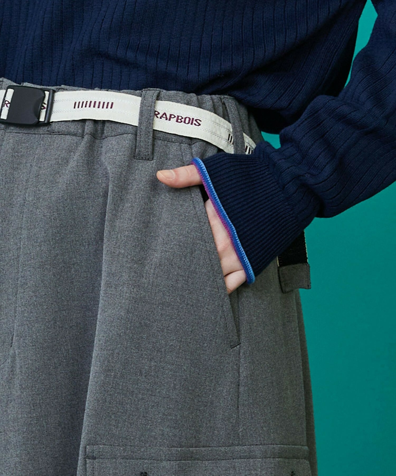 [FRAPBOIS] Thermos Skirt Detailed Image Navy 3