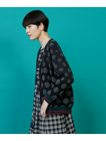 【FRAPBOIS】ドッツーニット カーディガン 詳細画像 ブラック系その他 10